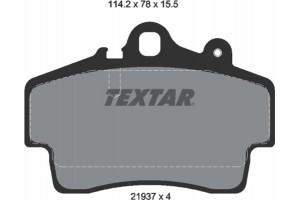 Textar Σετ τακάκια, Δισκόφρενα - 2193702