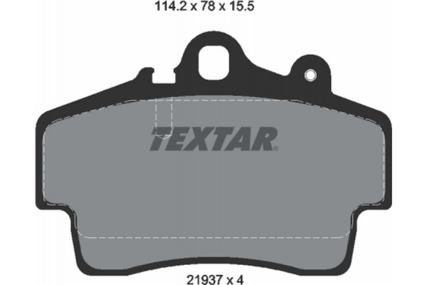 Textar Σετ τακάκια, Δισκόφρενα - 2193702