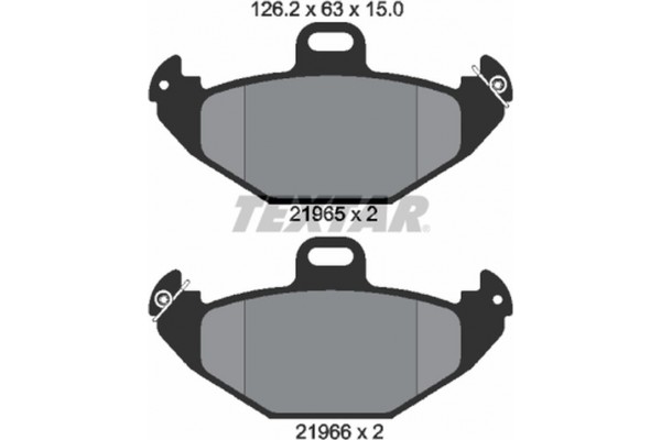 Textar Σετ τακάκια, Δισκόφρενα - 2196502 Textar Σετ τακάκια, Δισκόφρενα - 2196502