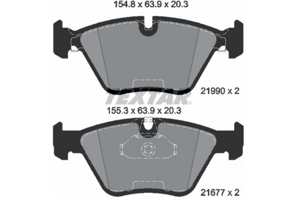 Textar Σετ τακάκια, Δισκόφρενα - 2199003 Textar Σετ τακάκια, Δισκόφρενα - 2199003