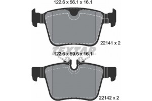 Textar Σετ τακάκια, Δισκόφρενα - 2214101