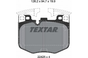 Textar Σετ τακάκια, Δισκόφρενα - 2242501