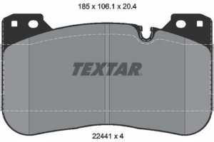 Textar Σετ τακάκια, Δισκόφρενα - 2244101