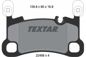 Textar Σετ τακάκια, Δισκόφρενα - 2246801