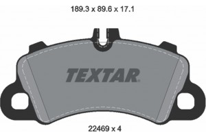 Textar Σετ τακάκια, Δισκόφρενα - 2246901