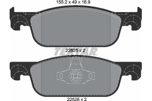 Textar Σετ τακάκια, Δισκόφρενα - 2252501