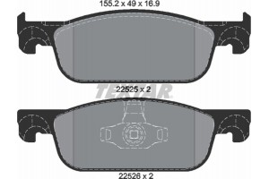 Textar Σετ τακάκια, Δισκόφρενα - 2252501