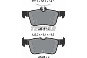 Textar Σετ τακάκια, Δισκόφρενα - 2253105