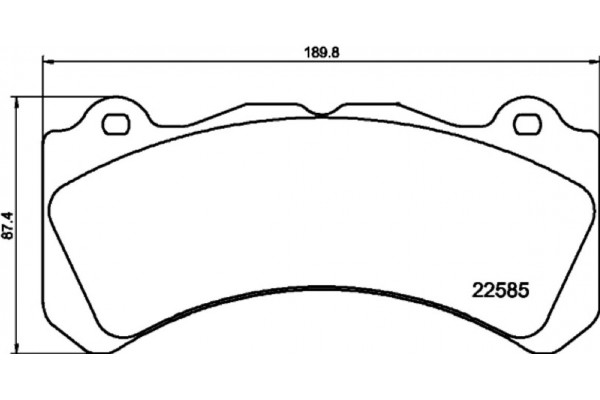 Textar Σετ τακάκια, Δισκόφρενα - 2258501 Textar Σετ τακάκια, Δισκόφρενα - 2258501