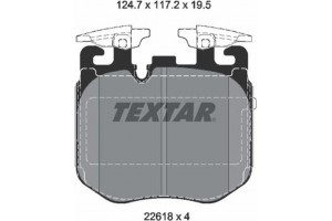 Textar Σετ τακάκια, Δισκόφρενα - 2261801