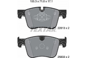 Textar Σετ τακάκια, Δισκόφρενα - 2281301