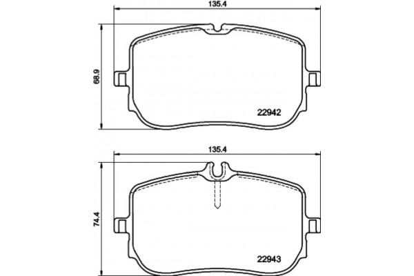Textar Σετ τακάκια, Δισκόφρενα - 2294201 Textar Σετ τακάκια, Δισκόφρενα - 2294201