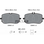 Textar Σετ τακάκια, Δισκόφρενα - 2294201 Textar Σετ τακάκια, Δισκόφρενα - 2294201