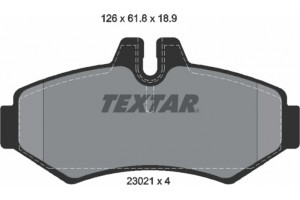 Textar Σετ τακάκια, Δισκόφρενα - 2302101