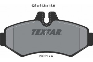 Textar Σετ τακάκια, Δισκόφρενα - 2302101