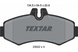 Textar Σετ τακάκια, Δισκόφρενα - 2302201