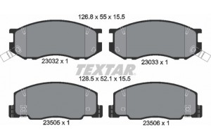 Textar Σετ τακάκια, Δισκόφρενα - 2303201