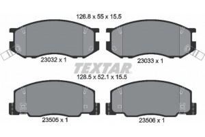 Textar Σετ τακάκια, Δισκόφρενα - 2303201