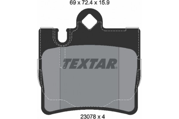 Textar Σετ τακάκια, Δισκόφρενα - 2307801 Textar Σετ τακάκια, Δισκόφρενα - 2307801
