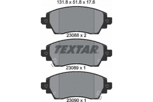 Textar Σετ τακάκια, Δισκόφρενα - 2308801