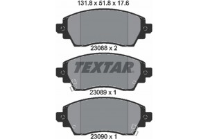 Textar Σετ τακάκια, Δισκόφρενα - 2308801
