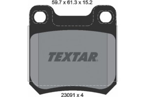 Textar Σετ τακάκια, Δισκόφρενα - 2309102