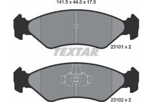 Textar Σετ τακάκια, Δισκόφρενα - 2310101