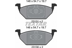 Textar Σετ τακάκια, Δισκόφρενα - 2313001