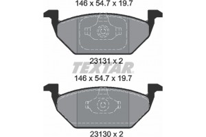 Textar Σετ τακάκια, Δισκόφρενα - 2313001