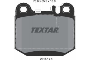 Textar Σετ τακάκια, Δισκόφρενα - 2315702