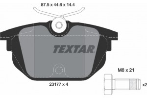 Textar Σετ τακάκια, Δισκόφρενα - 2317703