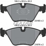 Textar Σετ τακάκια, Δισκόφρενα - 2318302