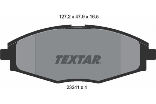 Textar Σετ τακάκια, Δισκόφρενα - 2324102