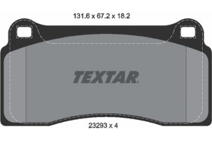 Textar Σετ τακάκια, Δισκόφρενα - 2329301