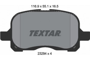 Textar Σετ τακάκια, Δισκόφρενα - 2329402