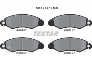 Textar Σετ τακάκια, Δισκόφρενα - 2329601