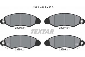 Textar Σετ τακάκια, Δισκόφρενα - 2329601