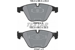 Textar Σετ τακάκια, Δισκόφρενα - 2331281