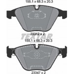 Textar Σετ τακάκια, Δισκόφρενα - 2331207