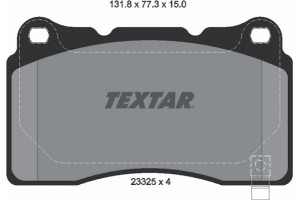 Textar Σετ τακάκια, Δισκόφρενα - 2332501