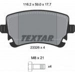 Textar Σετ τακάκια, Δισκόφρενα - 2332601