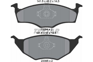 Textar Σετ τακάκια, Δισκόφρενα - 2339402