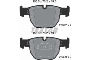 Textar Σετ τακάκια, Δισκόφρενα - 2339703