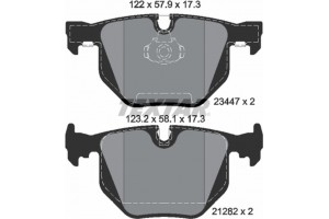 Textar Σετ τακάκια, Δισκόφρενα - 2344702