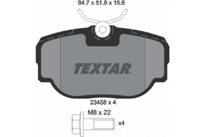 Textar Σετ τακάκια, Δισκόφρενα - 2345801
