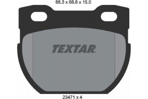 Textar Σετ τακάκια, Δισκόφρενα - 2347101