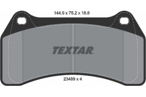 Textar Σετ τακάκια, Δισκόφρενα - 2348901