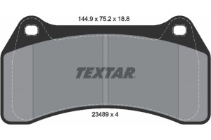 Textar Σετ τακάκια, Δισκόφρενα - 2348901