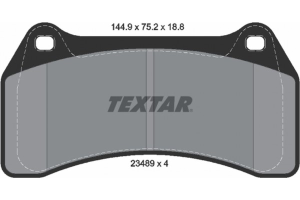 Textar Σετ τακάκια, Δισκόφρενα - 2348901 Textar Σετ τακάκια, Δισκόφρενα - 2348901