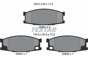 Textar Σετ τακάκια, Δισκόφρενα - 2350101